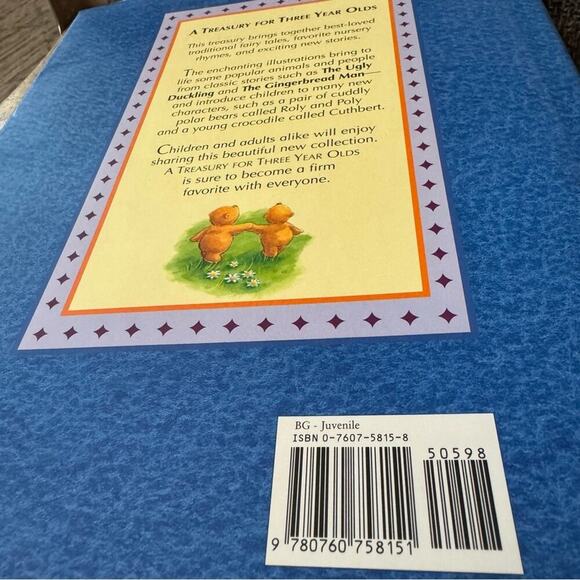A Treasury for Three Year Olds Children's fairy tales nursery rhymes Bill Bolton - Picture 6 of 15
